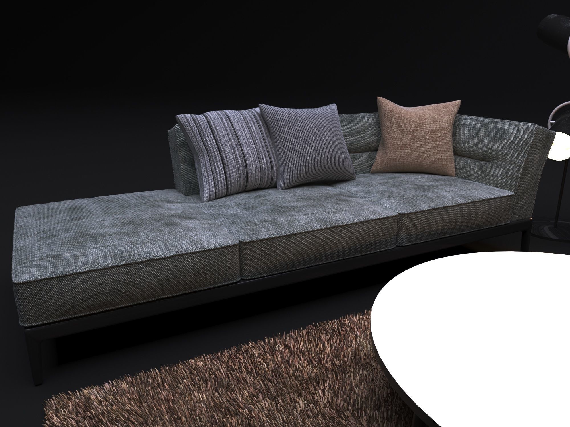 Sofa FLEXFORM ADDA 3D model_6