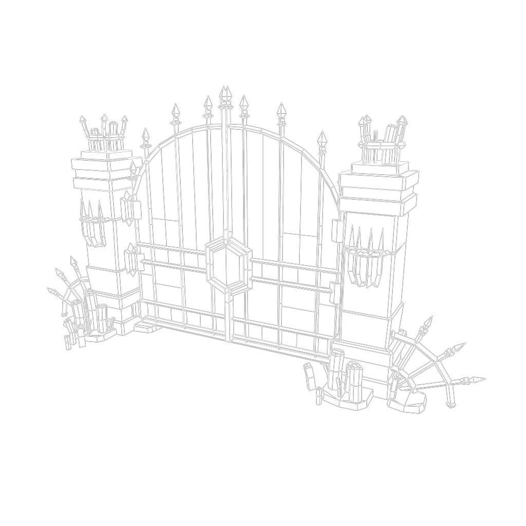 Cemetery Starter Set - Low Poly Hand Painted Low-poly 3D model_20