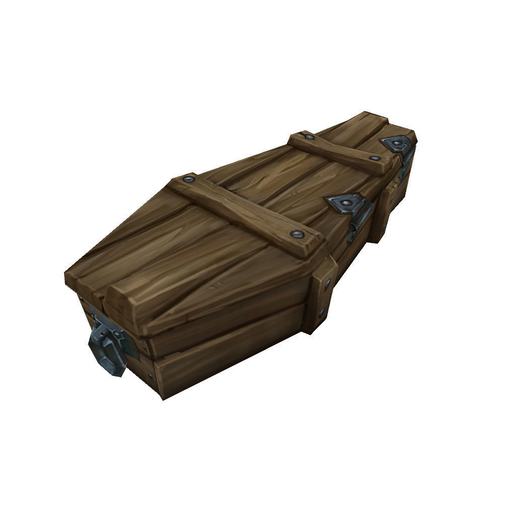 Cemetery Starter Set - Low Poly Hand Painted Low-poly 3D model_56