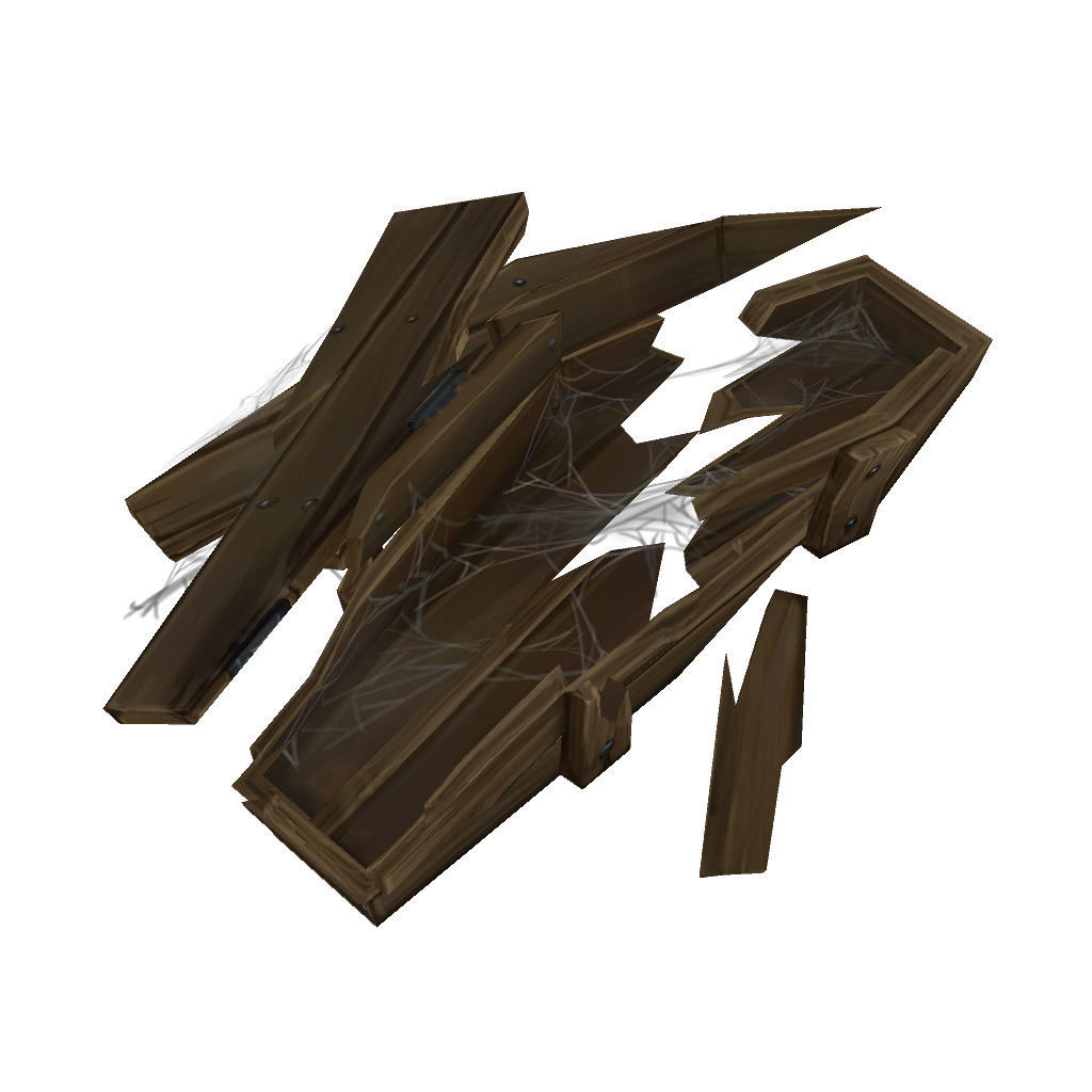 Cemetery Starter Set - Low Poly Hand Painted Low-poly 3D model_58