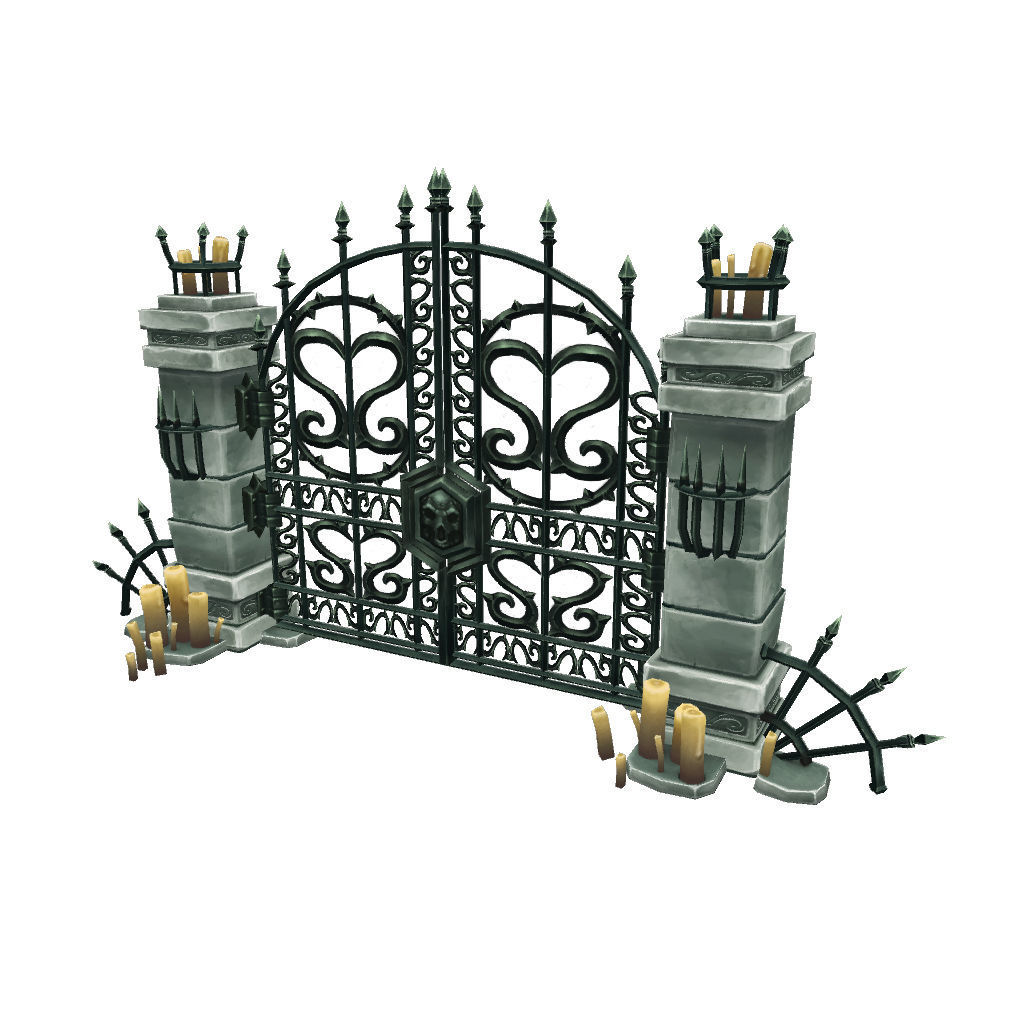 Cemetery Starter Set - Low Poly Hand Painted Low-poly 3D model_19