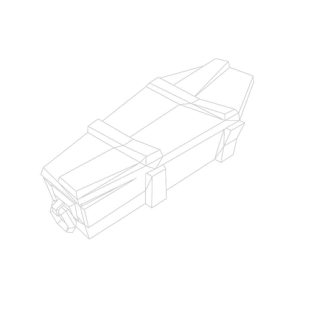 Cemetery Starter Set - Low Poly Hand Painted Low-poly 3D model_55