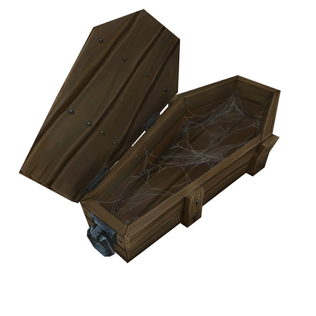 Cemetery Starter Set - Low Poly Hand Painted Low-poly 3D model_57