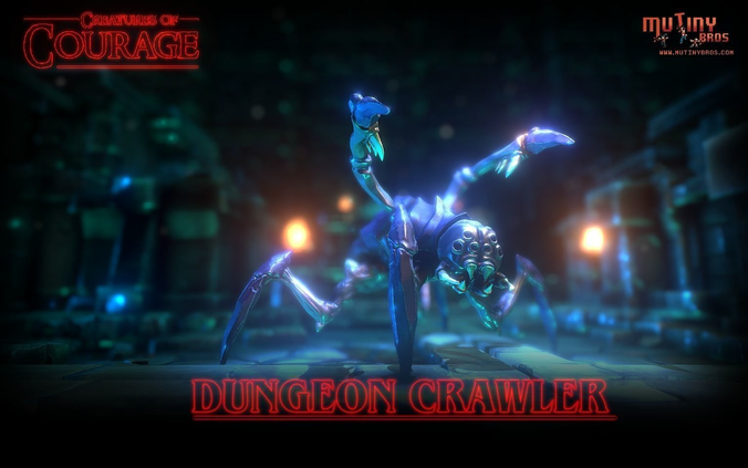 Creatures of Courage - Dungeon Crawler Low-poly 3D model