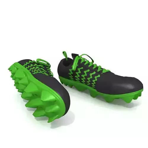 Football cartoon shoes 