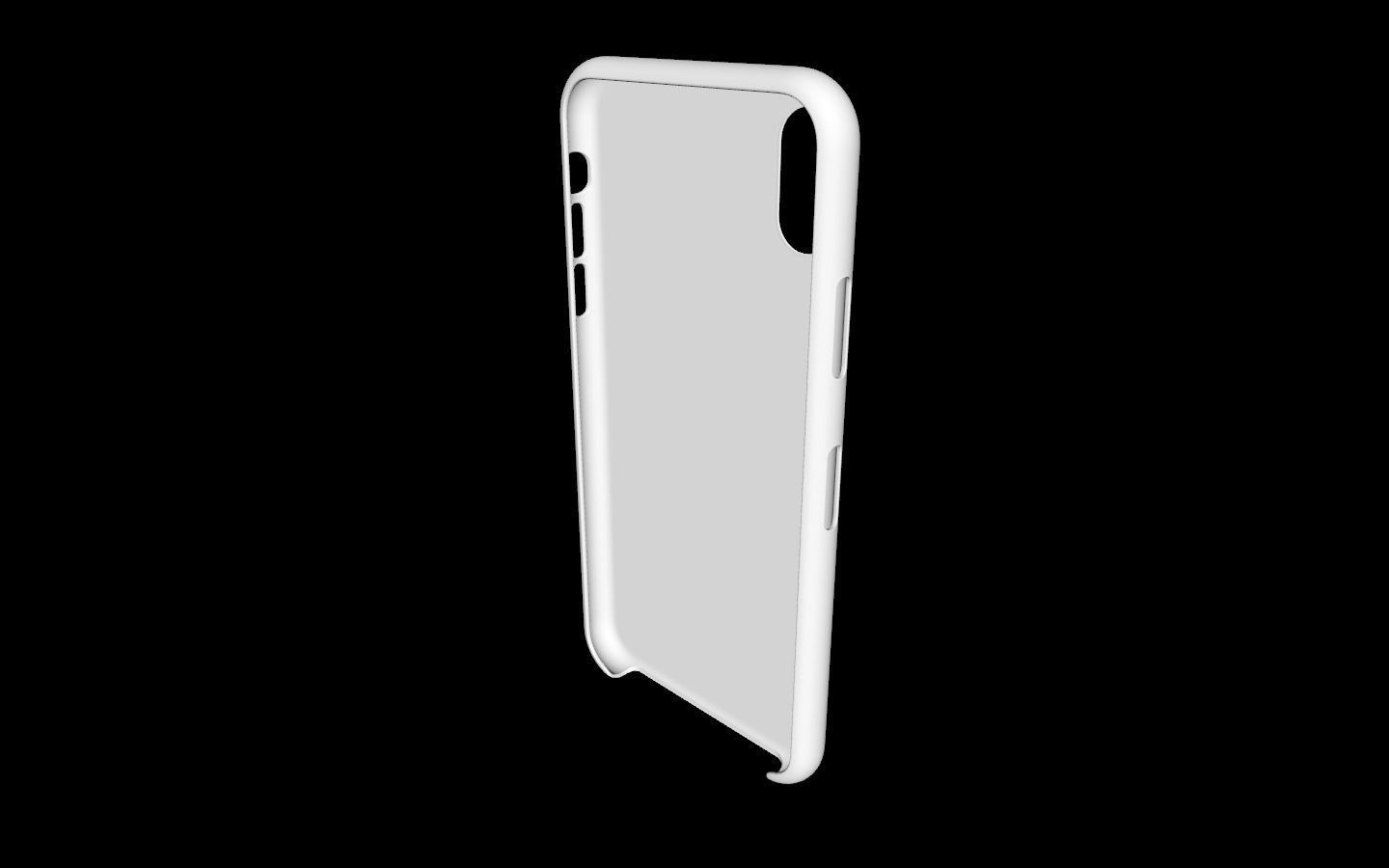 iPhone X Original Case Model 3D print model_2