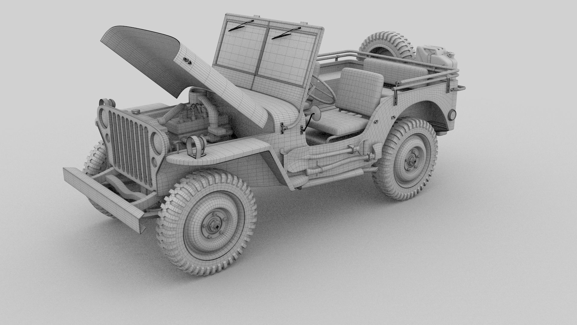 32 Classic Car Collection 3D model_21
