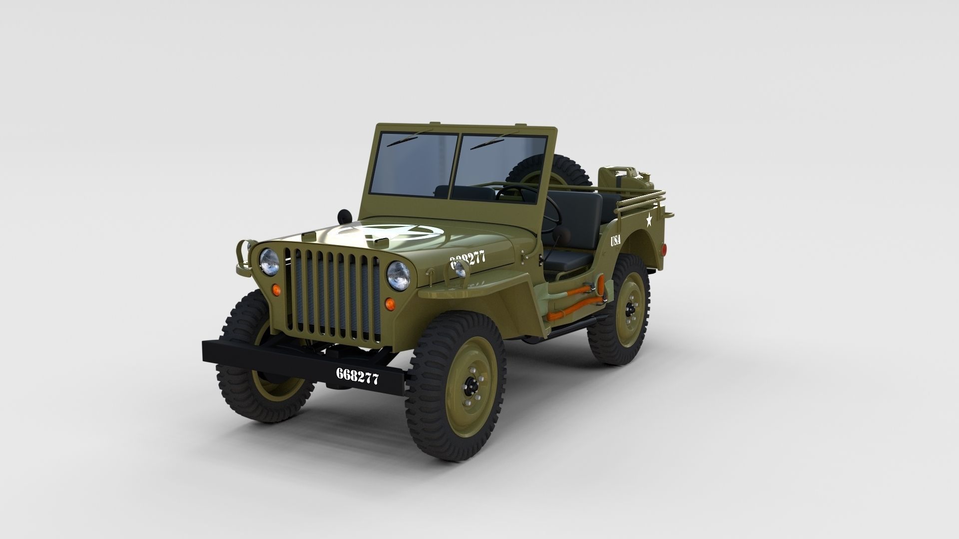 32 Classic Car Collection 3D model_20