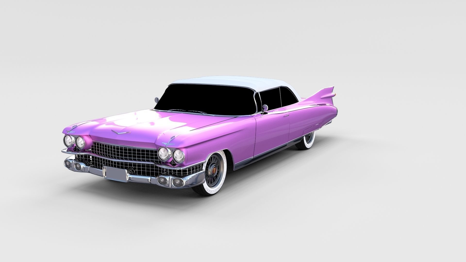 32 Classic Car Collection 3D model_3