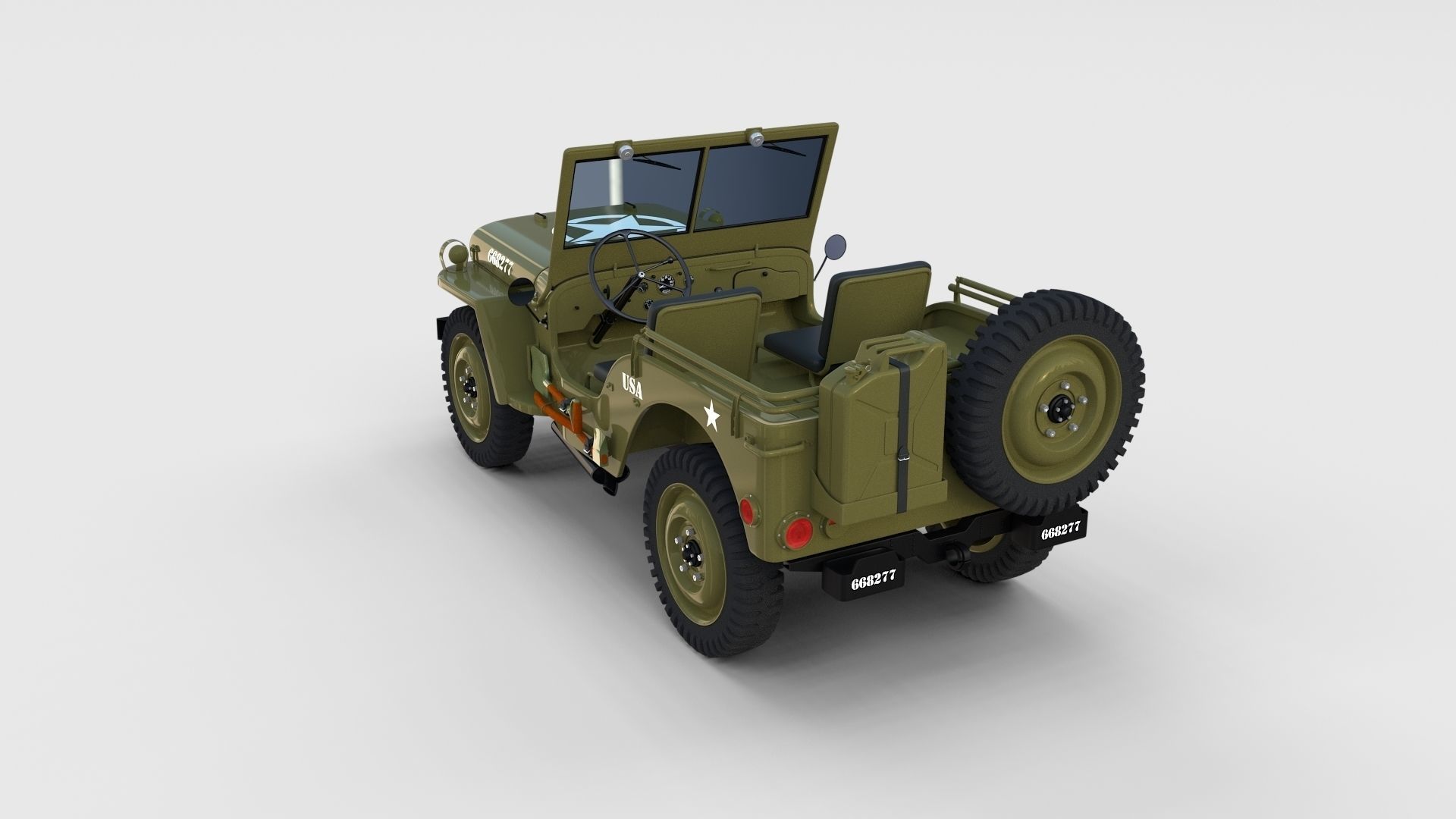 32 Classic Car Collection 3D model_19