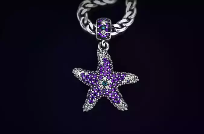 Star pendant gold R 228
