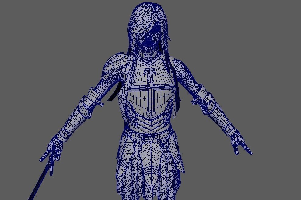 Erza Scarlet 3D Models 3D model_6