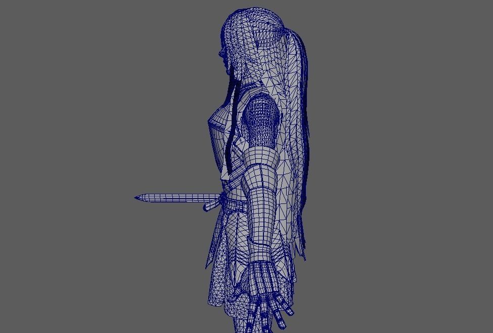 Erza Scarlet 3D Models 3D model_9