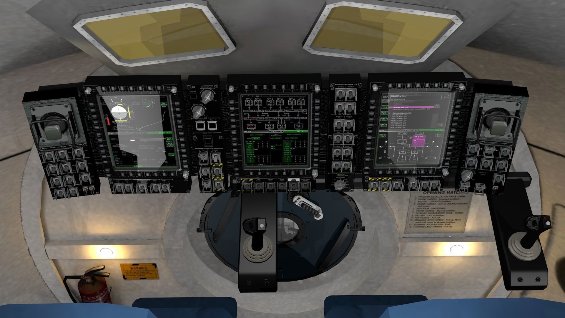 NASA Orion SLS Space Launch System with capsule and cockpit Low-poly 3D model_16