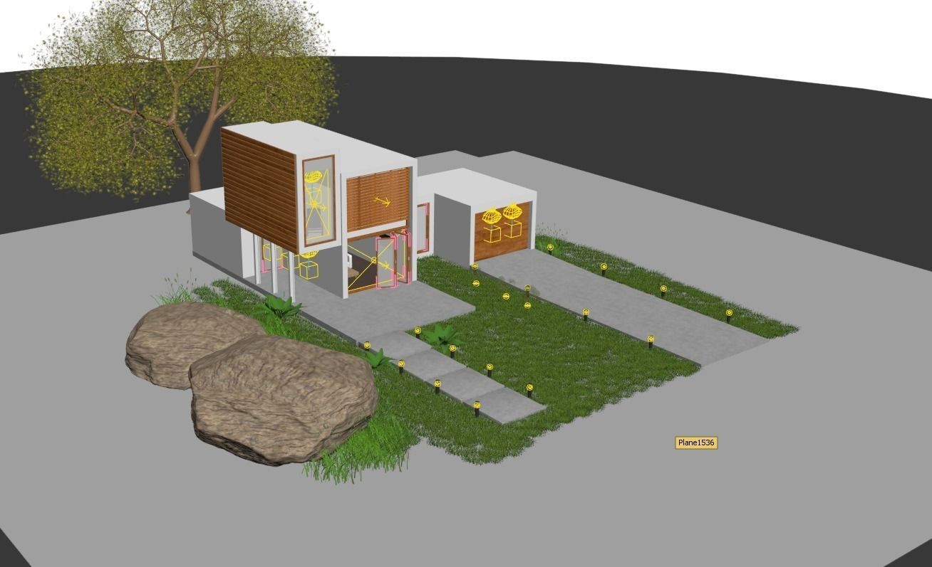 Exterior House Free 3D model_4