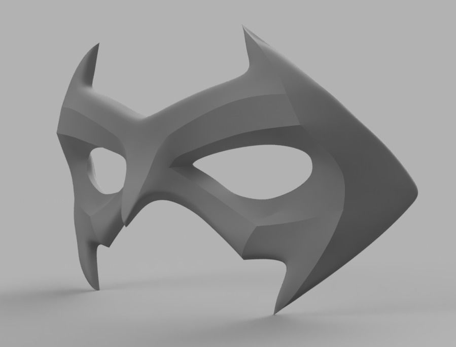 Nightwing Chest Armor with Free Mask 3D print model_3