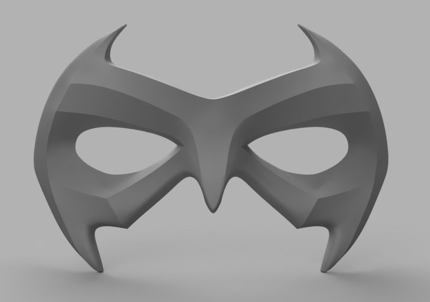 Nightwing Chest Armor with Free Mask 3D print model_2