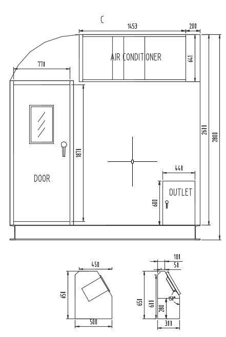 Drillers cabin 3D model_8