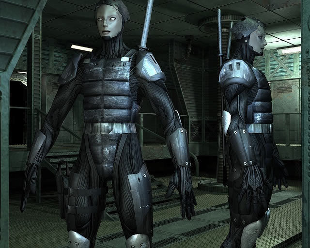 Cyber Infiltrator Low-poly 3D model_5