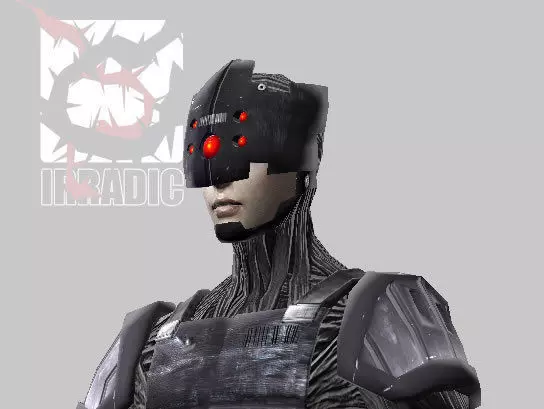 Cyber Infiltrator Low-poly 3D model_0