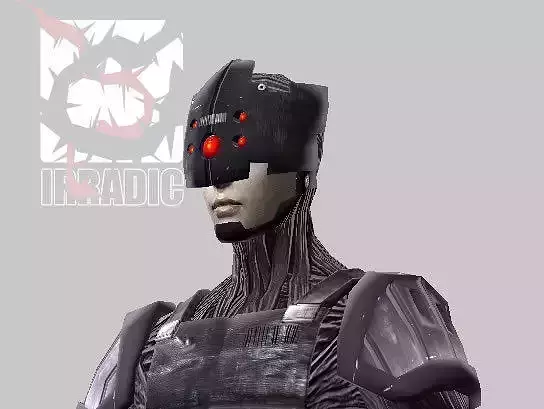 Cyber Infiltrator Low-poly 3D model Cyber Infiltrator Low-poly 3D model