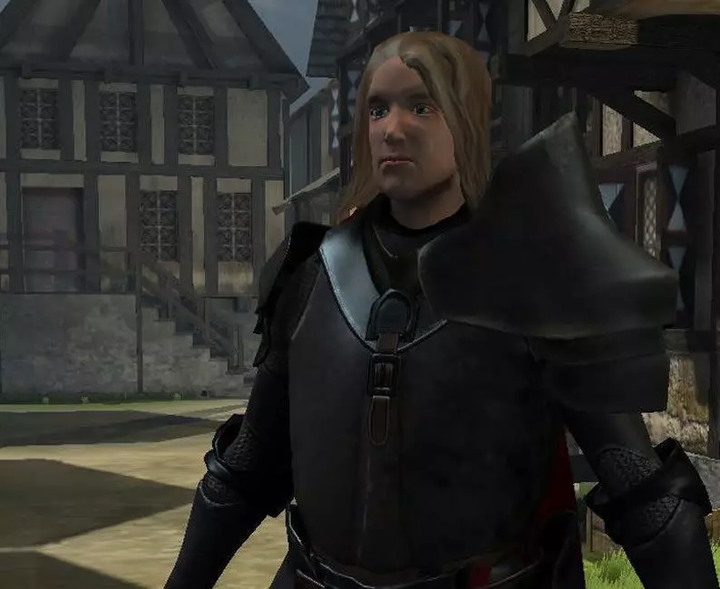 Hero Warrior Low-poly 3D model_7