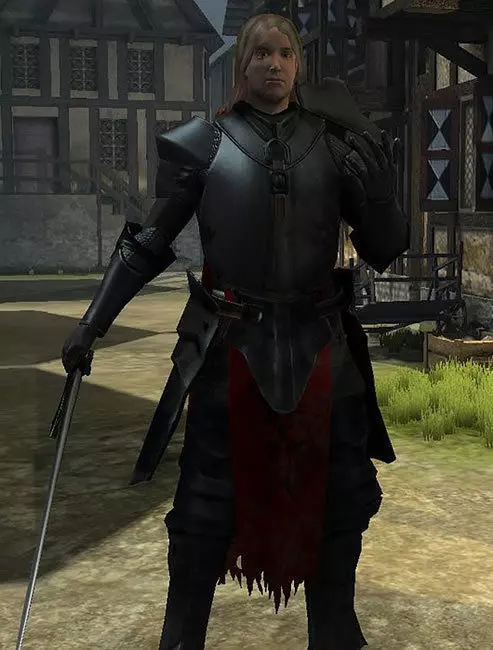 Hero Warrior Low-poly 3D model_11