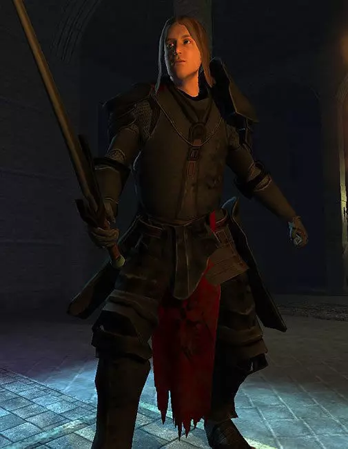 Hero Warrior Low-poly 3D model_6