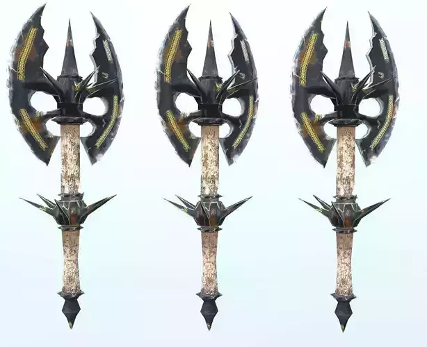 Medieval Mace Low-poly 3D model