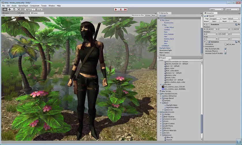 Ninja Assassin Low-poly 3D model_2