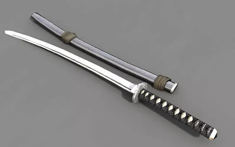 Ninja Assassin Low-poly 3D model_11