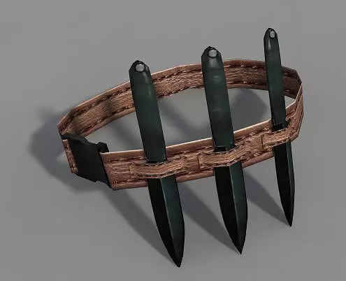 Ninja Assassin Low-poly 3D model_5