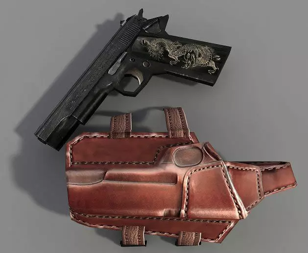 Ninja Assassin Low-poly 3D model_6