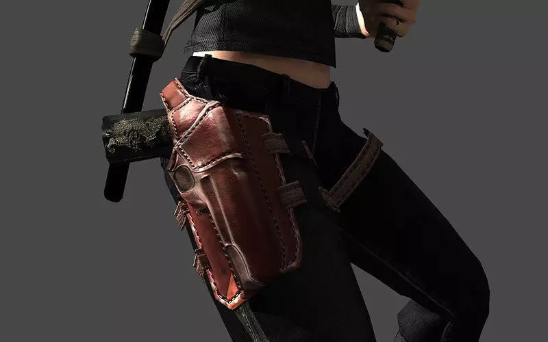 Ninja Assassin Low-poly 3D model_7