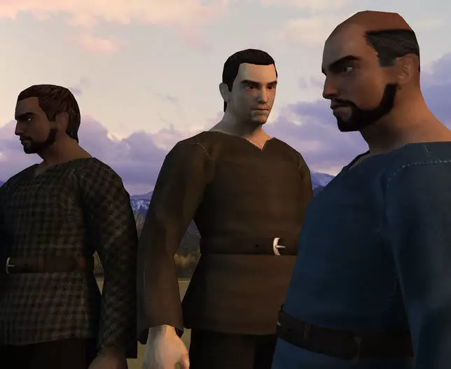 NPC Villager Low-poly 3D model_8