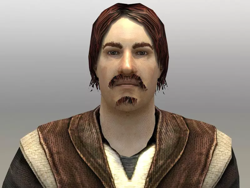 NPC Villager Low-poly 3D model_9