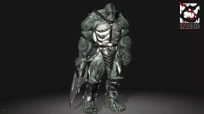 ORC Elite Low-poly 3D model_5