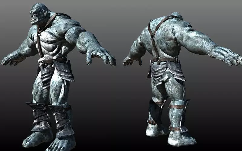 ORC Elite Low-poly 3D model_3