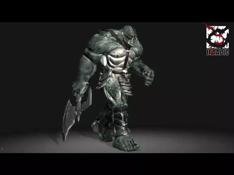ORC Elite Low-poly 3D model_1