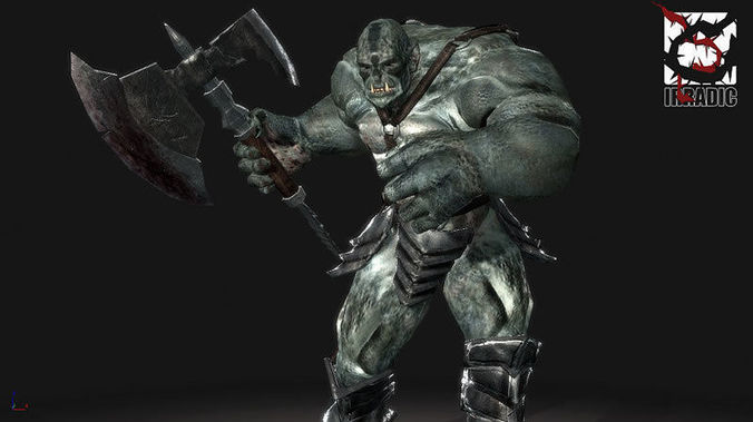 ORC Elite Low-poly 3D model