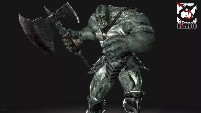 ORC Elite Low-poly 3D model_0