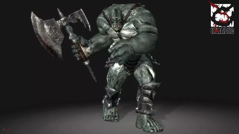ORC Elite Low-poly 3D model_4