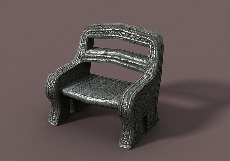 Elven Houses 1 Low-poly 3D model_5