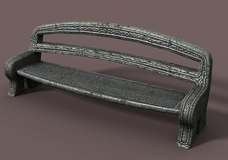 Elven Houses 1 Low-poly 3D model_8