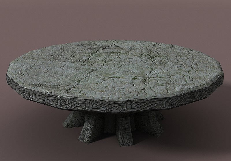 Elven Houses 1 Low-poly 3D model_6