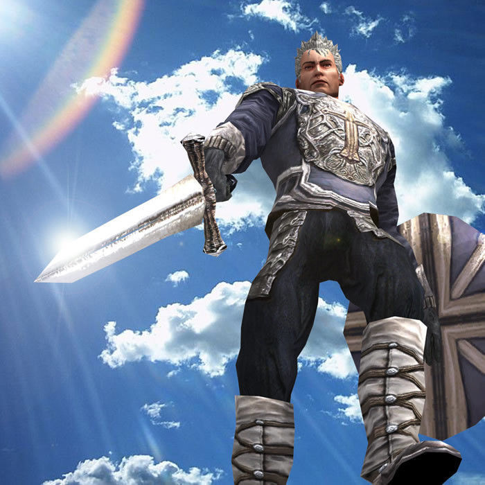 Royal Warrior Low-poly 3D model_6