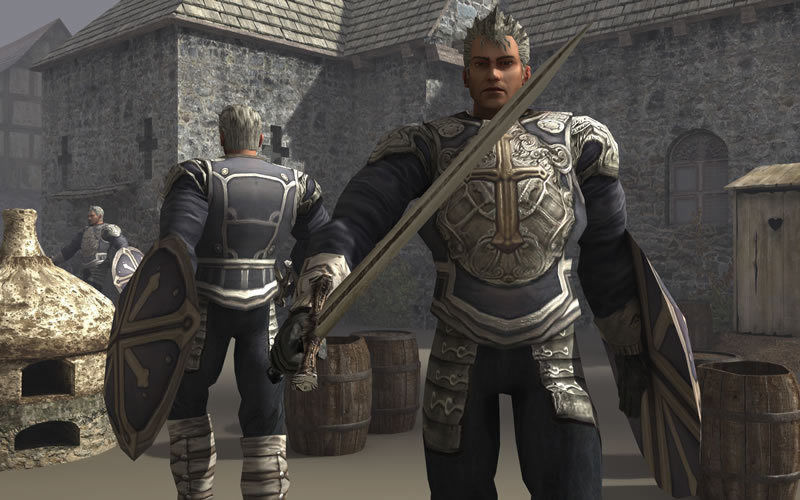 Royal Warrior Low-poly 3D model_8