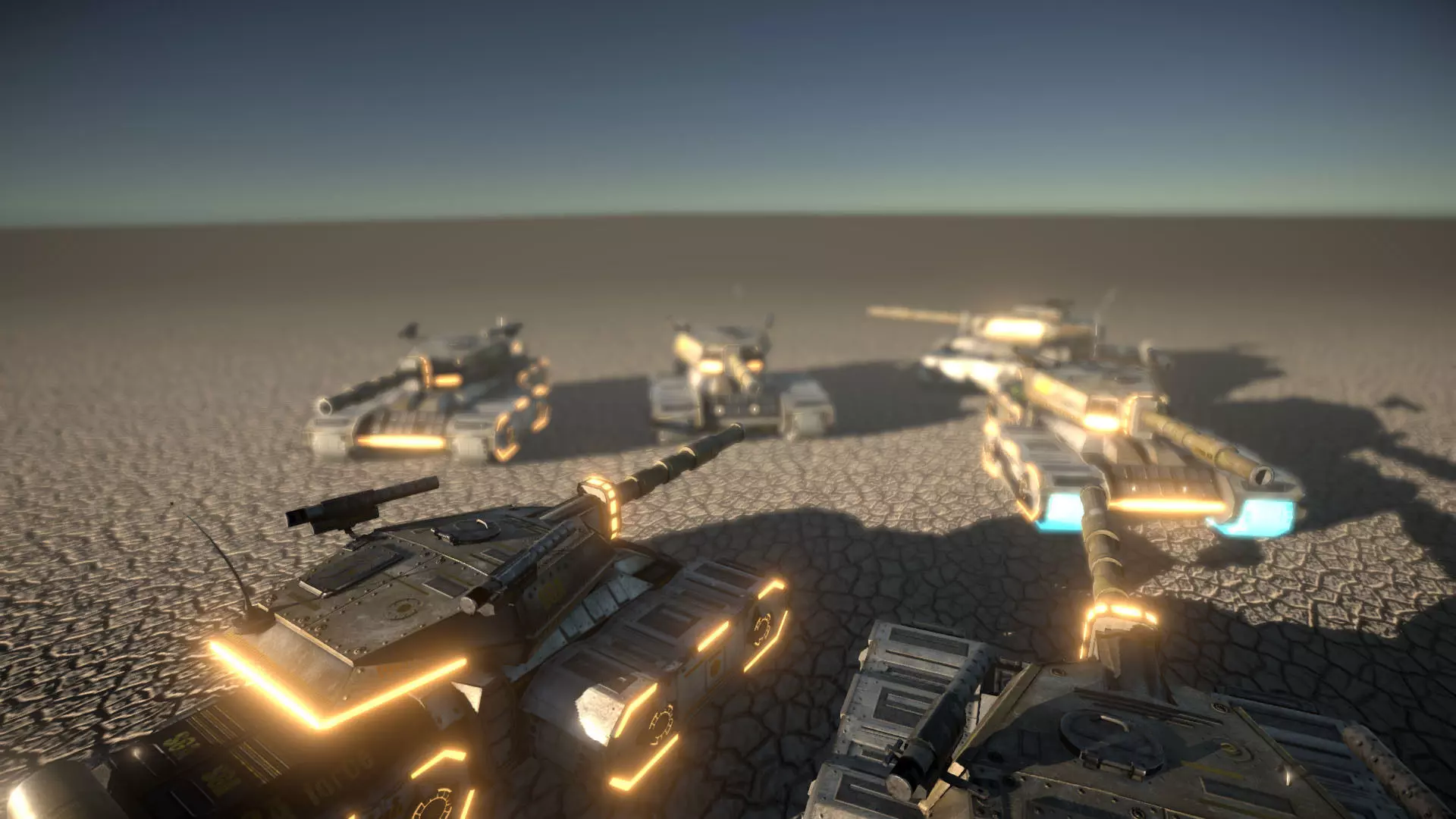 SF Tank Low-poly 3D model_10