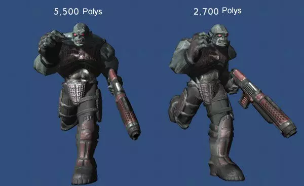 Sci-Fi ORC Low-poly 3D model_3