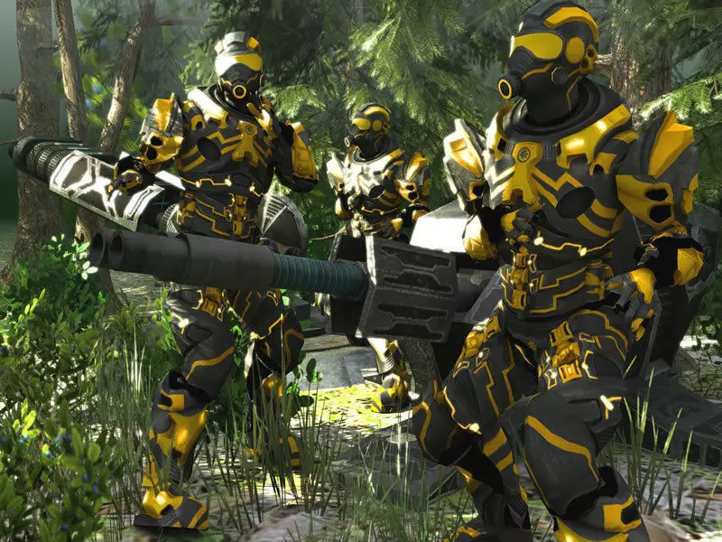 Tech Trooper Low-poly 3D model_5